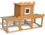 Gro&szlig;er Kaninchenstall Kleintierk&auml;fig Einzelhaus