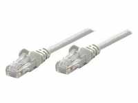 Intellinet Network Patch Cable, Cat5e, 5m, Grey, CCA, U/UTP, PVC, RJ45, Gold Plated