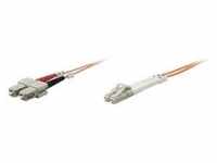 Intellinet 1.0m LC-SC M/M - Kabel - Netzwerk Anschlusskabel 1 m - Glasfaser...
