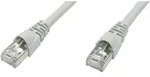 Teleg&auml;rtner 100009116 RJ45 Patchkabel CAT 6a S/FTP 50.00 m Grau Flammwidrig, mit