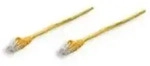 Intellinet Network Patch Cable, Cat5e, 20m, Yellow, CCA, U/UTP, PVC, RJ45, Gold