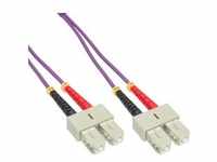 InLine® LWL Duplex Kabel, SC/SC, 50/125μm, OM4, 10m Kabel Patchkabel LWL SC/SC