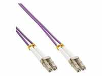 InLine® LWL Duplex Kabel, LC/LC, 50/125μm, OM4, 7,5m Kabel Patchkabel LWL...