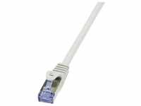 LogiLink 0.5m Cat.6A 10G S/FTP - Kabel - Netzwerk Patchkabel CAT 6a PIMF / SFTP 0,5 m