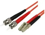 StarTech.com 1m Fiber Optic Cable - Multimode Duplex 50/125 - LSZH - LC/ST - OM2 - LC