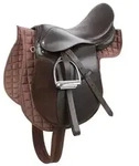Kerbl Haflinger-Sattel Leder Braun 32198