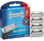 Wilkinson Sword Quattro Rasierklingen f&uuml;r Herren Rasierer Pg.= 2x6 St&uuml;ck