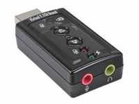 InLine® USB Audio Soundkarte, mit virtuellem 7.1 Surround Sound Adapter / Konverter