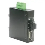 ROLINE Industrie Konverter RS232 - Multimode Glasfaser, SC Netzwerk-Konverter