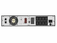 "PowerWalker VFI 1000RM LCD - USV - 900 Watt - 1000 VA 7 Ah - RS-232, USB -