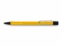 Kugelschreiber safari gelb Schreibfarbe blau