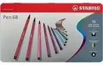 Fasermaler Pen 68 Metalletui mit 50 Stiften