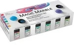 "KREUL Marmorierfarbe "Magic Marble", Set Metallicfarben"