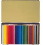 D&uuml;nnkern-Buntstift Original Metalletui mit 38 Stiften