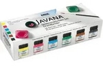 KREUL Seidenmalfarbe JAVANA, Creativset 6 x 20 ml