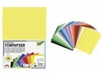 folia Tonpapier, DIN A4, 130 g/qm, farbig sortiert