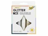 folia Glitter-Set / Glitterpulver, à 14 g, farbig sortiert