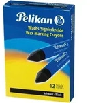 Pelikan 772 - Farbstift - Wachs - Schwarz (Packung mit 12)