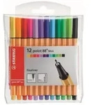 STABILO point 88 Mini - Fineliner - verschiedene Farben - 0.4 mm - fein (Packung mit