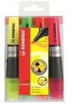 4 STABILO LUMINATOR Textmarker farbsortiert