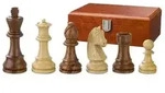 2185 - Schachfiguren Artus, K&ouml;nigsh&ouml;he 83 mm, in Holzbox, ab 6 Jahre, 2...