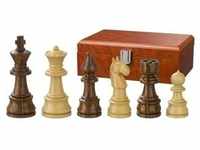 2030 - Schachfiguren Theoderich, KH 95 mm, gewichtet, in Holzbox