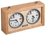 Schachuhr Gard&eacute;, mechanisch, Holzgeh&auml;use, (DE-Ausgabe)
