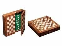 2733 - Schachkassette, Feld 25 mm, magnetisch,Brettspiel aus Holz, 1-2 Spieler, ab 8