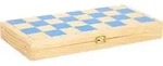 small foot Schach Ritter aus Holz, Reisespiel zum Klappen, ab 6 Jahren, 6084