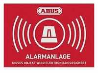 ABUS Warnaufkleber Alarm mit Logo 148 x 105 mm (1 Stck) (Art.-Nr