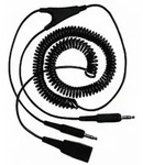 Jabra QD - 2x 3,5mm Telefon-Headset-Kabel 2.00m Schwarz
