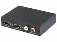SpeaKa Professional 2 Port HDMI Audio Extraktor mit Toslink und Cinch Audio (R/L)