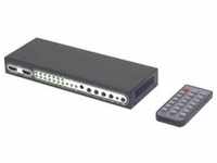 SpeaKa Professional 6 Port HDMI-Matrix-Switch mit Picture in Picture-Funktion, mit