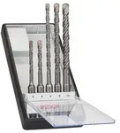Bosch Accessories 2607019927 Hartmetall Hammerbohrer-Set 5teilig 5 mm, 6 mm, 6 mm, 8