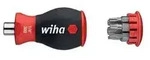 "Wiha Schraubendreher mit Bit Magazin magnetisch TORX mit 6 Bits, Stubby, 1/4"