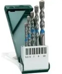 Bosch Accessories 2609255417 Beton-Spiralbohrer-Set 5teilig 5 mm, 6 mm, 6 mm, 8 mm,