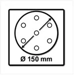 Festool STF D150/16 Schleifscheiben 150 mm Granat P80 GR / 50 St&uuml;ck ( 496977 )