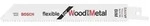 Bosch Accessories 2608656017 S&auml;bels&auml;geblatt S 922 VF, Flexible for Wood and Metal,