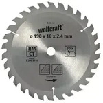 Wolfcraft 6737000 Hartmetall Kreiss&auml;geblatt 210 x 30mm Z&auml;hneanzahl: 30 1St.