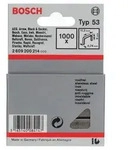 Feindrahtklammer Typ 53 BxL 11,4x6mm Dicke 0,74mm 1000er Pack rostfrei BOSCH