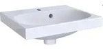 Geberit Handwaschbecken Acanto mit Hahnloch mit &Uuml;L 450x380mm wei&szlig;-alpin