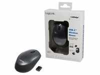 LogiLink - Maus - optisch - 3 Tasten - kabellos - 2.4 GHz - kabelloser Empfänger