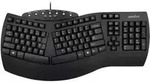 Perixx Periboard-512 USB Tastatur Deutsch, QWERTZ Schwarz Ergonomisch