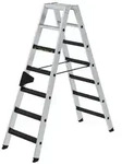MUNK Stehleiter beidseitig begehbar mit clip-step R13 250kg 7 Stufen