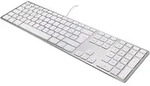 Matias MT1003AL USB Tastatur Deutsch, QWERTZ, Mac Aluminium USB-Anschluss