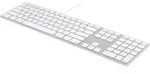 Matias MT1005AL USB Tastatur US-Englisch, QWERTY, Mac Aluminium USB-Anschluss