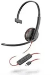 Plantronics Blackwire C3210 TYPE C On Ear Headset kabelgebunden Mono Noise Cancelling