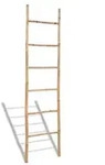 vidaXL Handtuchleiter Bambus mit 6 Sprossen