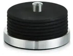 Zeller Present Glas-Untersetzer Edelstahl / Silikon 6cm &Oslash;10cm schwarz 7teilig, Rund,