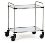 Fetra 5001 Etagenwagen Edelstahl Traglast (max.): 120kg Chrom